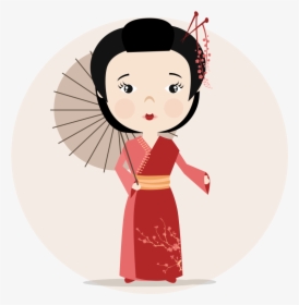 Clip Art Pictures Of Japanese Women, HD Png Download, Free Download