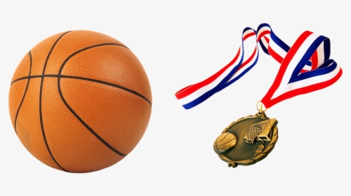 Ball, Basketball, Medal, Athletic Victory, Reward, - Objects That Are Color Orange, HD Png Download, Free Download