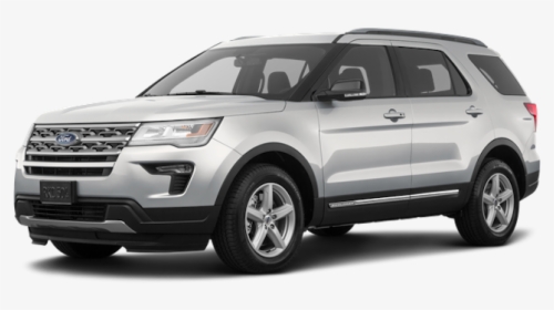 The Silver 2019 Ford Explorer From Kings Ford - Ford Explorer 2019 Black, HD Png Download, Free Download