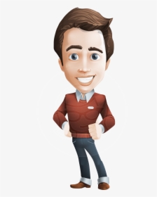 Cartoon,animated Character,clip Art,art - Animated Man Png, Transparent Png, Free Download