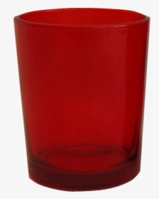 Red Glass Votive Holder Ss - Vase, HD Png Download, Free Download