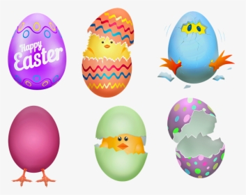 Transparent Cracked Egg Png - Cracked Easter Egg Cartoon, Png Download, Free Download