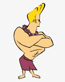 Johnny Bravo Cartoon Character, Johnny Bravo Characters, - Johnny Bravo At The Beach, HD Png Download, Free Download
