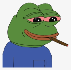 Stoned Pepe - Pepe The Frog Blunt, HD Png Download, Free Download