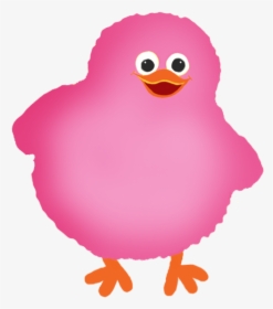 Pink Easter Chick - Pink Chicken Cartoon Png, Transparent Png, Free Download