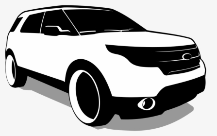 Ford Explorer Vector - Ford Suv Vector, HD Png Download, Free Download