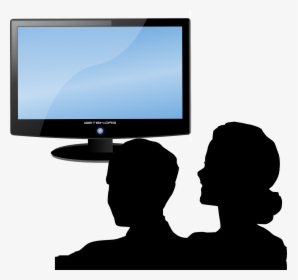 People Watching Tv Clip Art, HD Png Download, Free Download