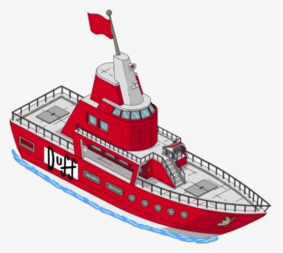 Duff Partyliner - Simpsons Tapped Out Ships, HD Png Download, Free Download