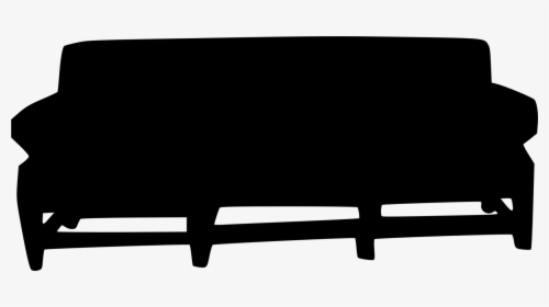Transparent Chair Silhouette Png - Silhouette Couch Png, Png Download, Free Download