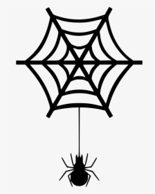 Bug Net Spider Halloween Insect Spider Web - Spider Web Emoji, HD Png Download, Free Download
