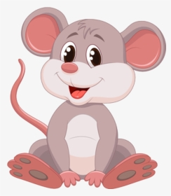 Funny Cute Cartoon Mouse - Crispr Cas9 In Mouse, HD Png Download, Free Download