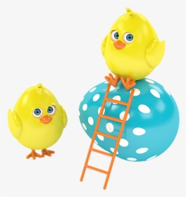 #easter #chick #chicks #multicolor - Huevos Pintados De Animales, HD Png Download, Free Download