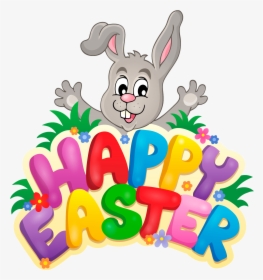 Easter Clipart Dj Inkers - Happy Easter Bunny Clipart, HD Png Download, Free Download