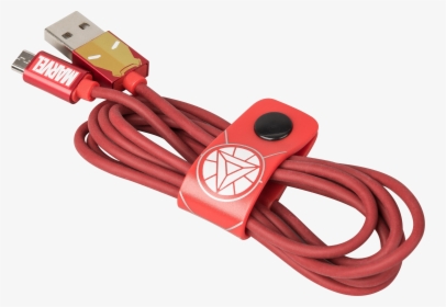 Marvel Iron Man Micro Usb Cable 120cm Image - Marvel Usb Cable, HD Png Download, Free Download