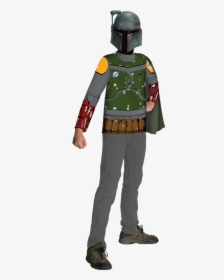 Kids Boba Fett Costume Top And Mask - Boba Fett, HD Png Download, Free Download