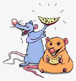 2 Rat Cartoon Clipart Brown Rat Clip Art - Clip Art, HD Png Download, Free Download