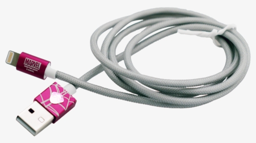 Spider Man Lightning Cable Pink - Ethernet Cable, HD Png Download, Free Download