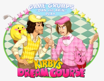 Game Grumps Kirby Dream Course Fan Art, HD Png Download, Free Download