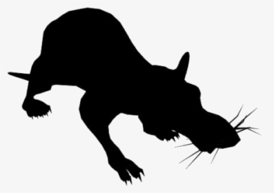 Cartoon Rat Png Transparent Images - Silhouette, Png Download, Free Download