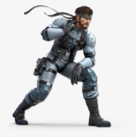 Metal Gear Solid Snake Png - Snake Super Smash Bros Ultimate, Transparent Png, Free Download