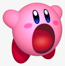 Kirby With Mouth Open, HD Png Download, Free Download