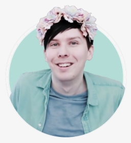 Amazingphil Transparent Icon Graphic Library Download - Phil Lester Pastel Blue, HD Png Download, Free Download