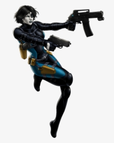 Marvel Comics Domino - Domino Marvel Avengers Alliance, HD Png Download, Free Download
