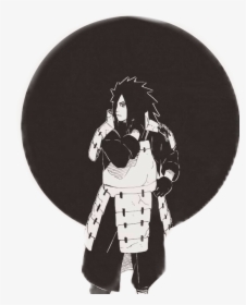 #madarauchiha #narutoshippuden #anime #japonya #japan - Madara Black And White, HD Png Download, Free Download