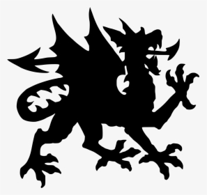 Black Wales Dragon, HD Png Download, Free Download