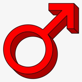 Transparent Male Symbol Png - Red Male Symbol Png, Png Download, Free Download
