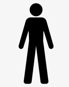 Male Symbol Silhouette - Male Symbol Clipart Black And White, HD Png Download, Free Download