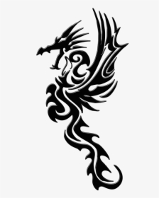 Dragon, Monster, Mythical Creature, Myth, Silhouette - Monster Dragon, HD Png Download, Free Download