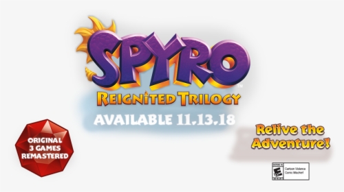 Spyro Reignited Trilogy Ps4 Xbox One Gamestop - Spyro Trilogy Reignited Trilogy Logo Png, Transparent Png, Free Download