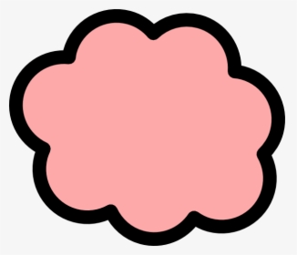 Peach Cloud Clip Art At Vector Clip Art - Cloud Clip Art, HD Png Download, Free Download