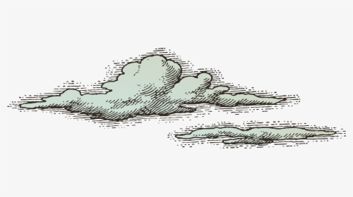 Drawn Smoking Shading Cloud Vector - Cloud Vector, HD Png Download, Free Download