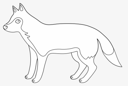 Colorable Wolf Line Art Png Image Clipart, Transparent Png, Free Download
