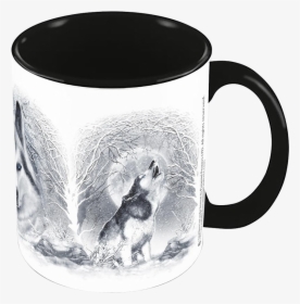 White Wolf Ceramic Mug - Mug, HD Png Download, Free Download