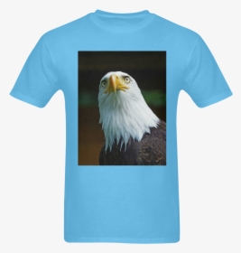 American Bald Eagle Head 001 05 Sunny Men"s T- Shirt - Bald Eagle, HD Png Download, Free Download