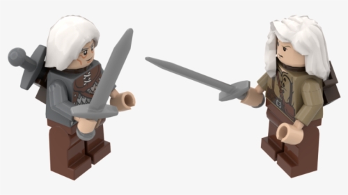 Lego Long White Hair, HD Png Download, Free Download
