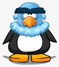 Sam Eagle Head From A Player Card - Penguin With Santa Hat, HD Png Download, Free Download