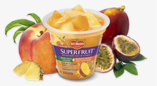 Superfruit® Mixed Fruit Chunks In Mango & Passion Fruit - Natural Foods, HD Png Download, Free Download