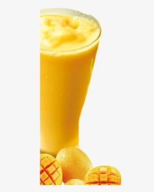 Orange Juice Milkshake Smoothie Cocktail - Mango Juice Glass Png, Transparent Png, Free Download