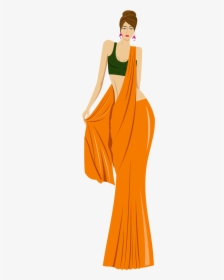 Woman In Saree Png Image Free Download Searchpng - Woman In Saree Png Clipart, Transparent Png, Free Download