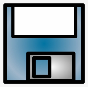 Blue,computer Monitor,electronics Accessory - Floppy Disk Square Clipart, HD Png Download, Free Download