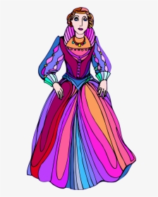 Princess Clip Arts - Fashion Illustration, HD Png Download, Free Download
