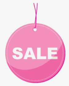 Sale Pink Hang Tag - Circle, HD Png Download, Free Download
