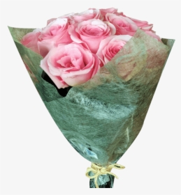 Diy 12 Light Pink Roses Bouquet Magnaflor - Garden Roses, HD Png Download, Free Download