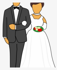 Flourish Clipart Marriage Source - People Getting Married Clipart, HD Png Download, Free Download