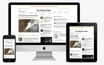 Boston Globe Brolik - Responsive Web Design, HD Png Download, Free Download