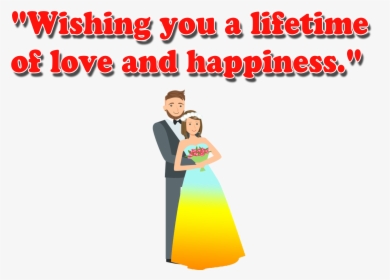 Wedding Wishes Png Free Download - Poster, Transparent Png, Free Download
